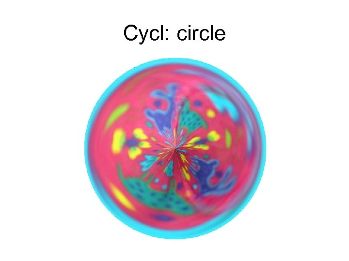 Cycl: circle 