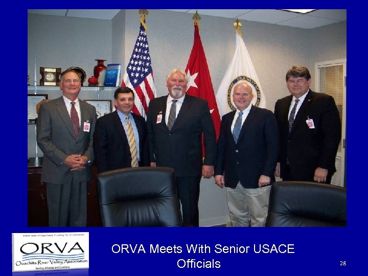 ORVA Meets With Senior USACE Officials 28 