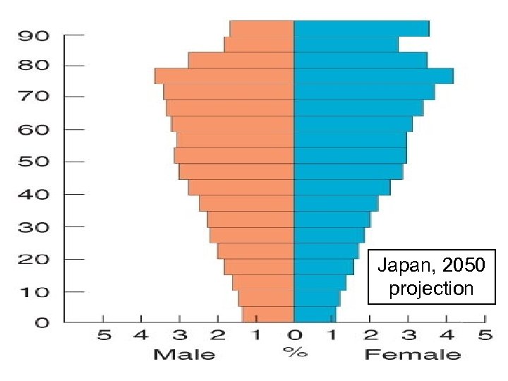 Japan, 2050 projection 