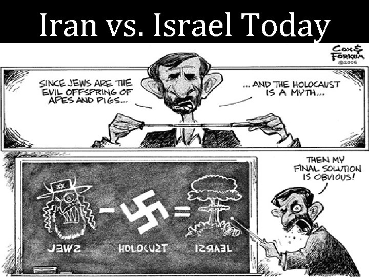 Iran vs. Israel Today 