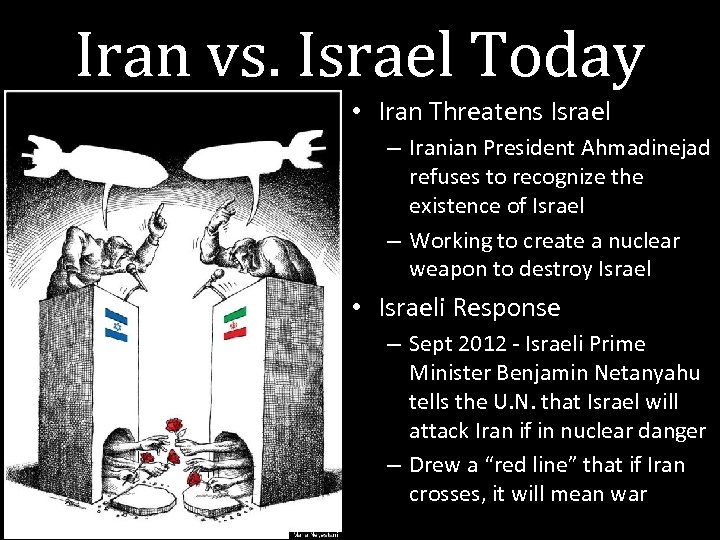 Iran vs. Israel Today • Iran Threatens Israel – Iranian President Ahmadinejad refuses to
