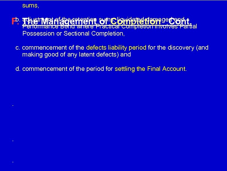 a. issuance of a Certificate for the release of the 1 half of the