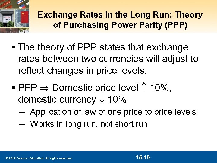 Exchange Rates in the Long Run: Theory of Purchasing Power Parity (PPP) § The