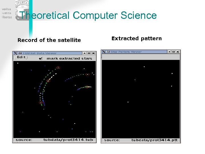 Theoretical Computer Science Record of the satellite Extracted pattern 