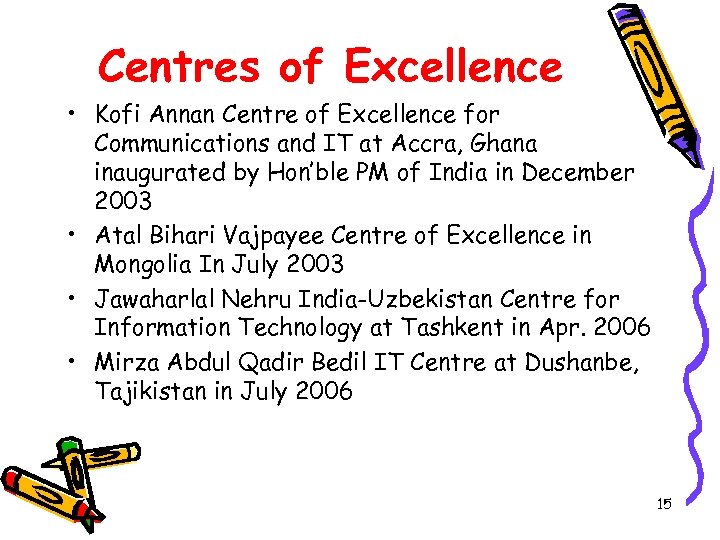 Centres of Excellence • Kofi Annan Centre of Excellence for Communications and IT at