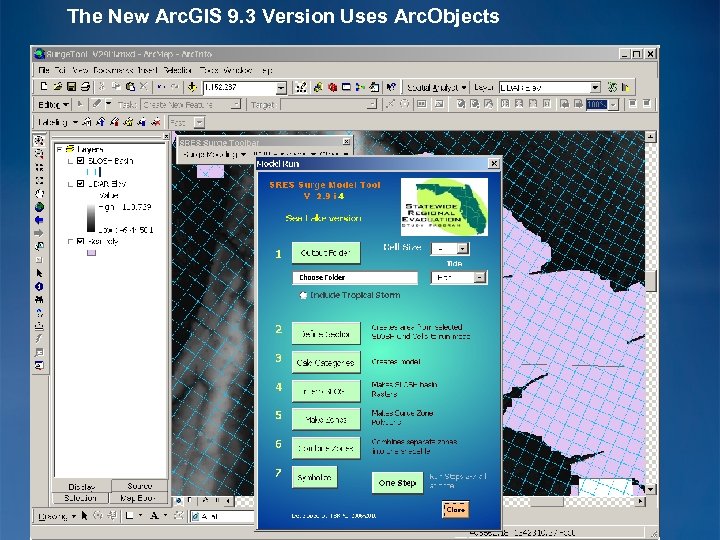 The New Arc. GIS 9. 3 Version Uses Arc. Objects 
