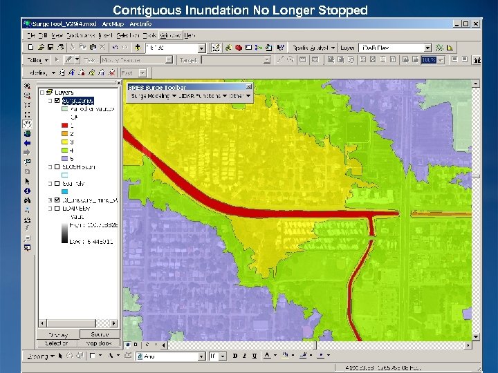 Contiguous Inundation No Longer Stopped 