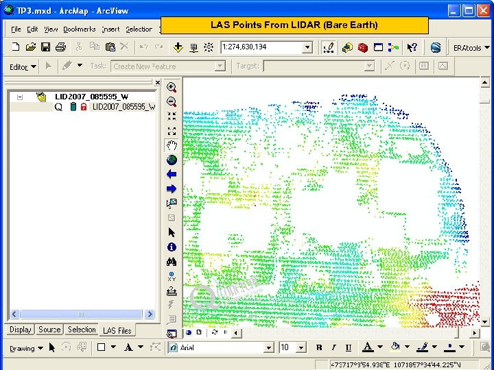 LAS Points From LIDAR (Bare Earth) 