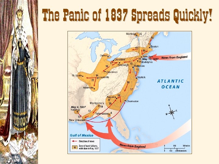 The Panic of 1837 Spreads Quickly! 