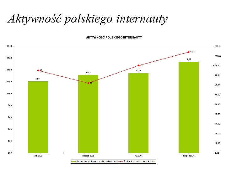 Aktywność polskiego internauty 