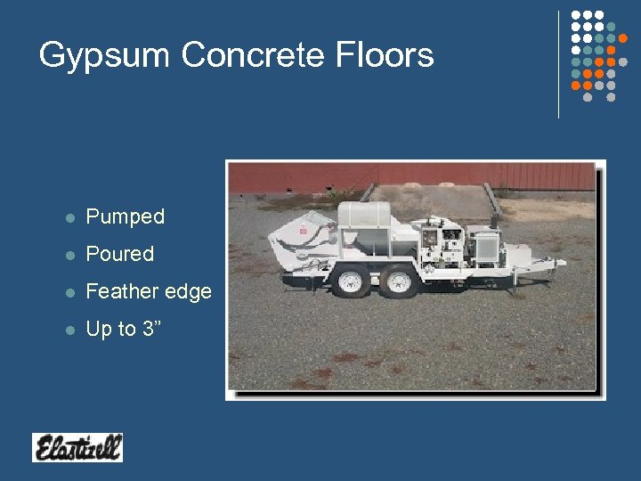 Gypsum Concrete Floors l Pumped l Poured l Feather edge l Up to 3”