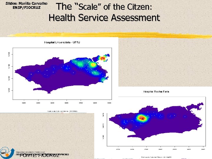 Slides: Marília Carvalho ENSP/FIOCRUZ The “Scale” of the Citzen: Health Service Assessment FONTE: FIOCRUZ