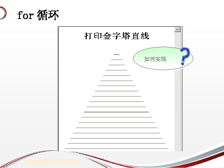 for 循环 如何实现 网站建设与网页设计 