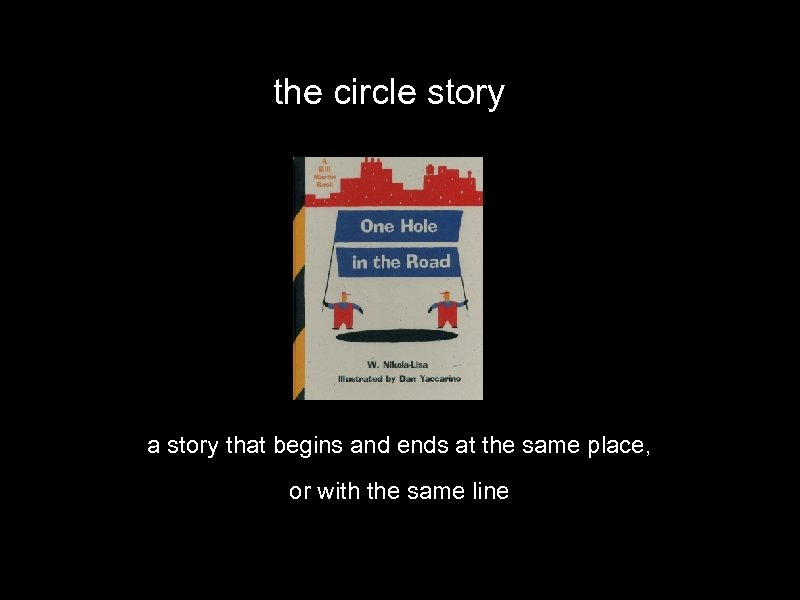 the circle story a story that begins and ends at the same place, or