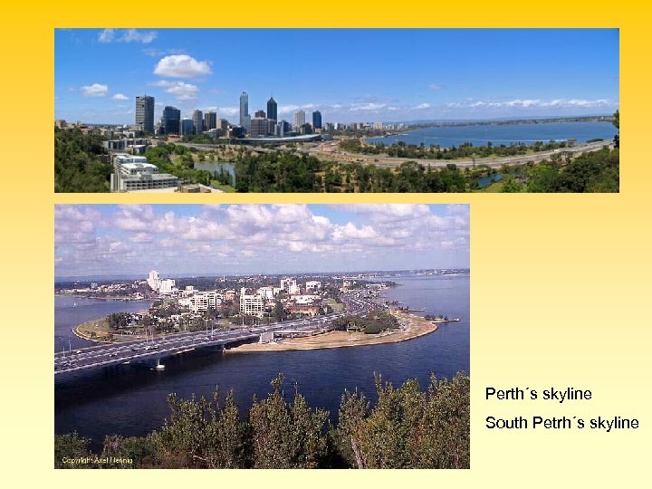 Perth´s skyline South Petrh´s skyline 