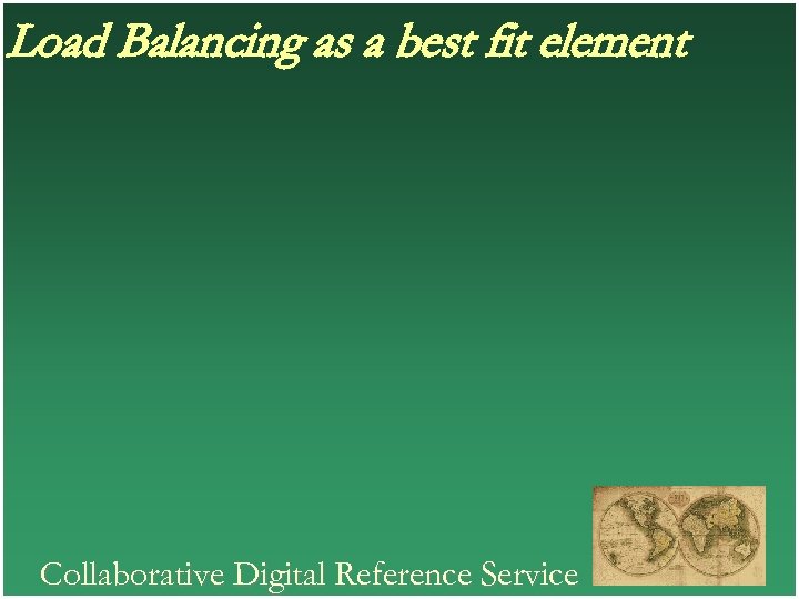 Load Balancing as a best fit element Collaborative Digital Reference Service 