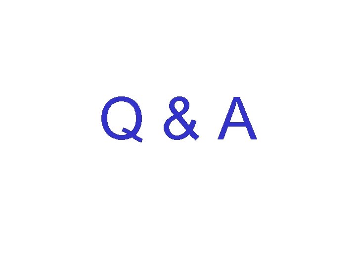 Q&A 