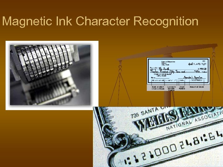 Magnetic Ink Character Recognition 