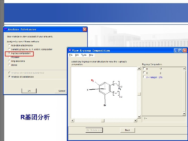 R基团分析 A division of the American Chemical Society 