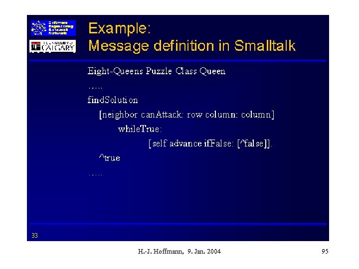 H. -J. Hoffmann, 9. Jan. 2004 95 