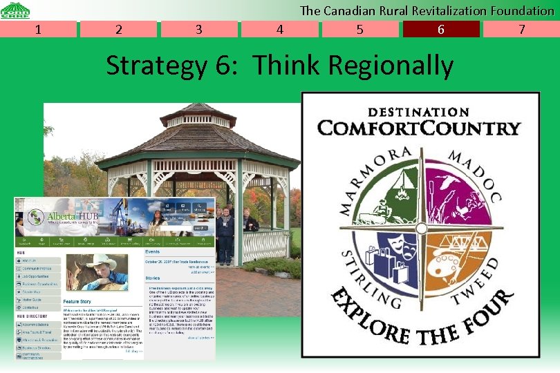 1 2 3 4 The Canadian Rural Revitalization Foundation 5 6 7 Strategy 6:
