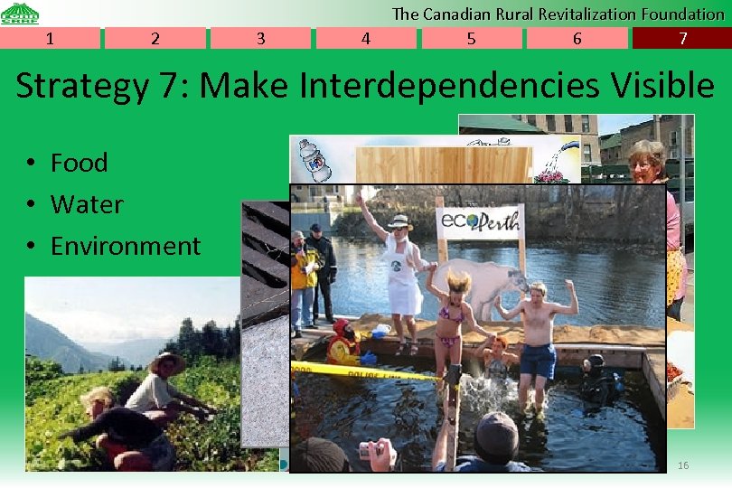 1 2 3 4 The Canadian Rural Revitalization Foundation 5 6 7 Strategy 7: