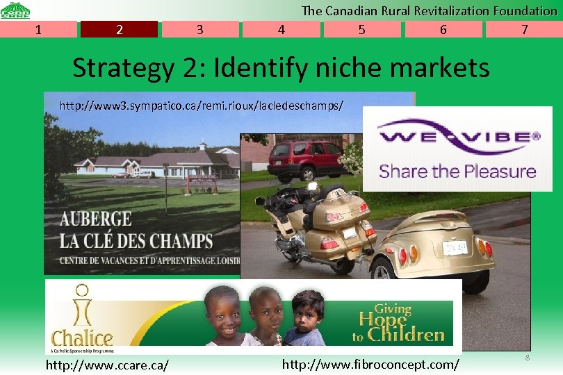 1 2 3 4 The Canadian Rural Revitalization Foundation 5 6 7 Strategy 2: