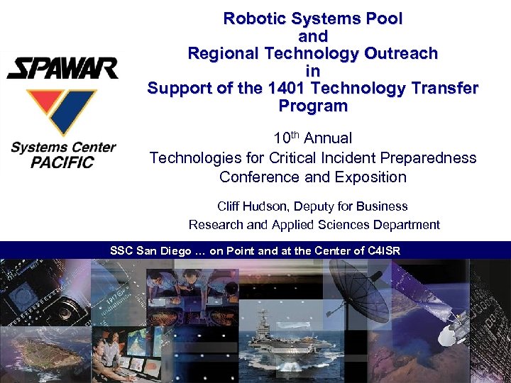 Robotic Systems Pool and Regional Technology Outreach in Support of the 1401 Technology Transfer