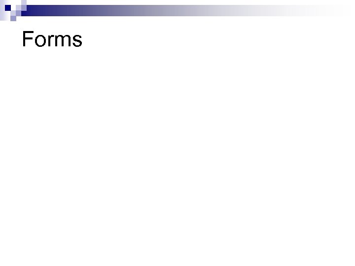 Forms 