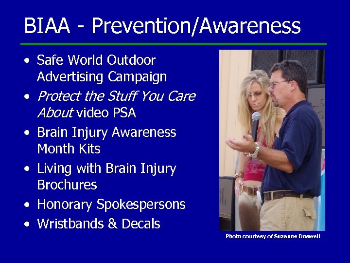 BIAA - Prevention/Awareness • Safe World Outdoor Advertising Campaign • Protect the Stuff You