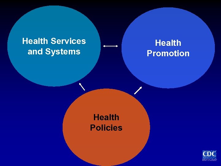 Health Services and Systems Health Promotion Health Policies 