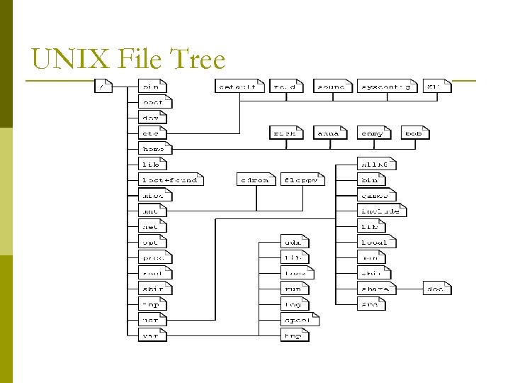 UNIX File Tree 