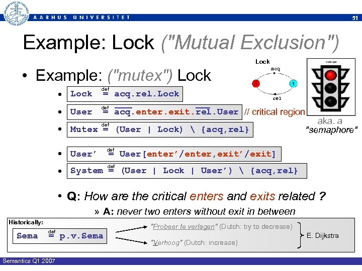 51 Example: Lock (