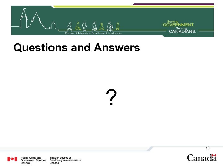 Questions and Answers ? 10 