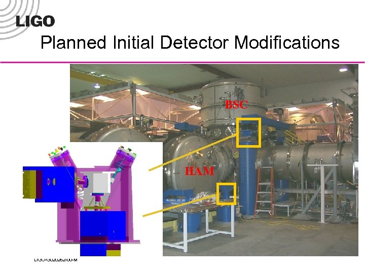 Planned Initial Detector Modifications BSC HAM LIGO-G 020262 -00 -M 