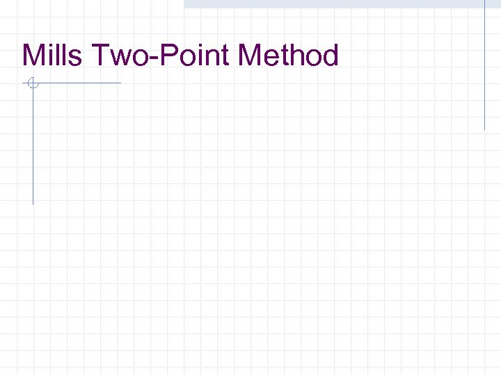 Mills Two-Point Method 