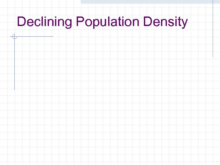 Declining Population Density 