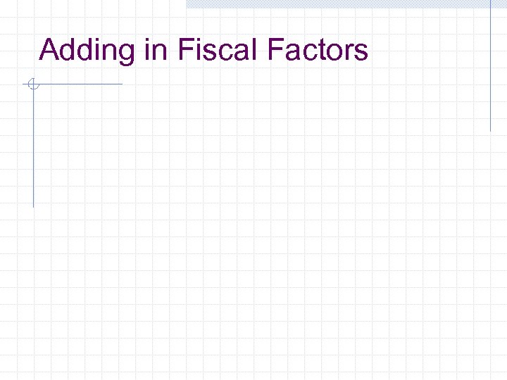 Adding in Fiscal Factors 