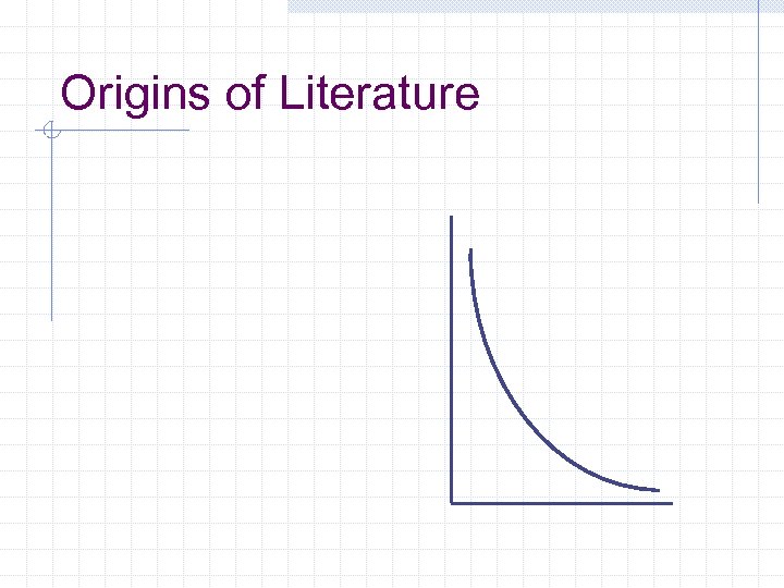 Origins of Literature 