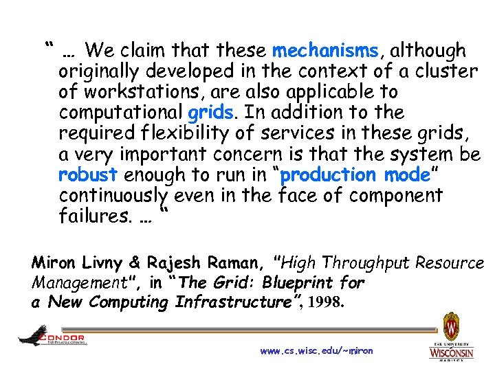 “ … We claim that these mechanisms, although originally developed in the context of