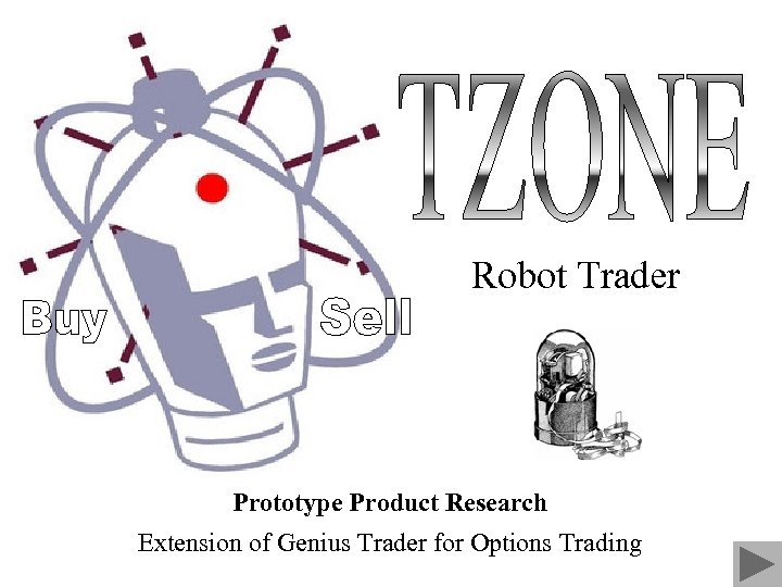 Robot Trader Prototype Product Research Extension of Genius Trader for Options Trading 