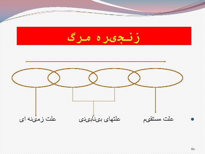  ﺯﻧﺠیﺮﻩ ﻣﺮگ 06 ﻋﻠﺖ ﻣﺴﺘﻘیﻢ ﻋﻠﺘﻬﺎی ﺑیﻨﺎﺑیﻨی ﻋﻠﺖ ﺯﻣیﻨﻪ ﺍی 