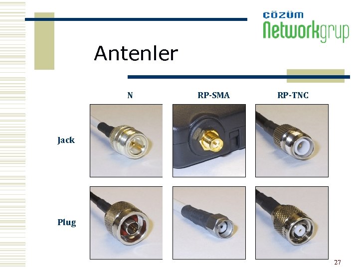 Antenler N RP-SMA RP-TNC Jack Plug 27 