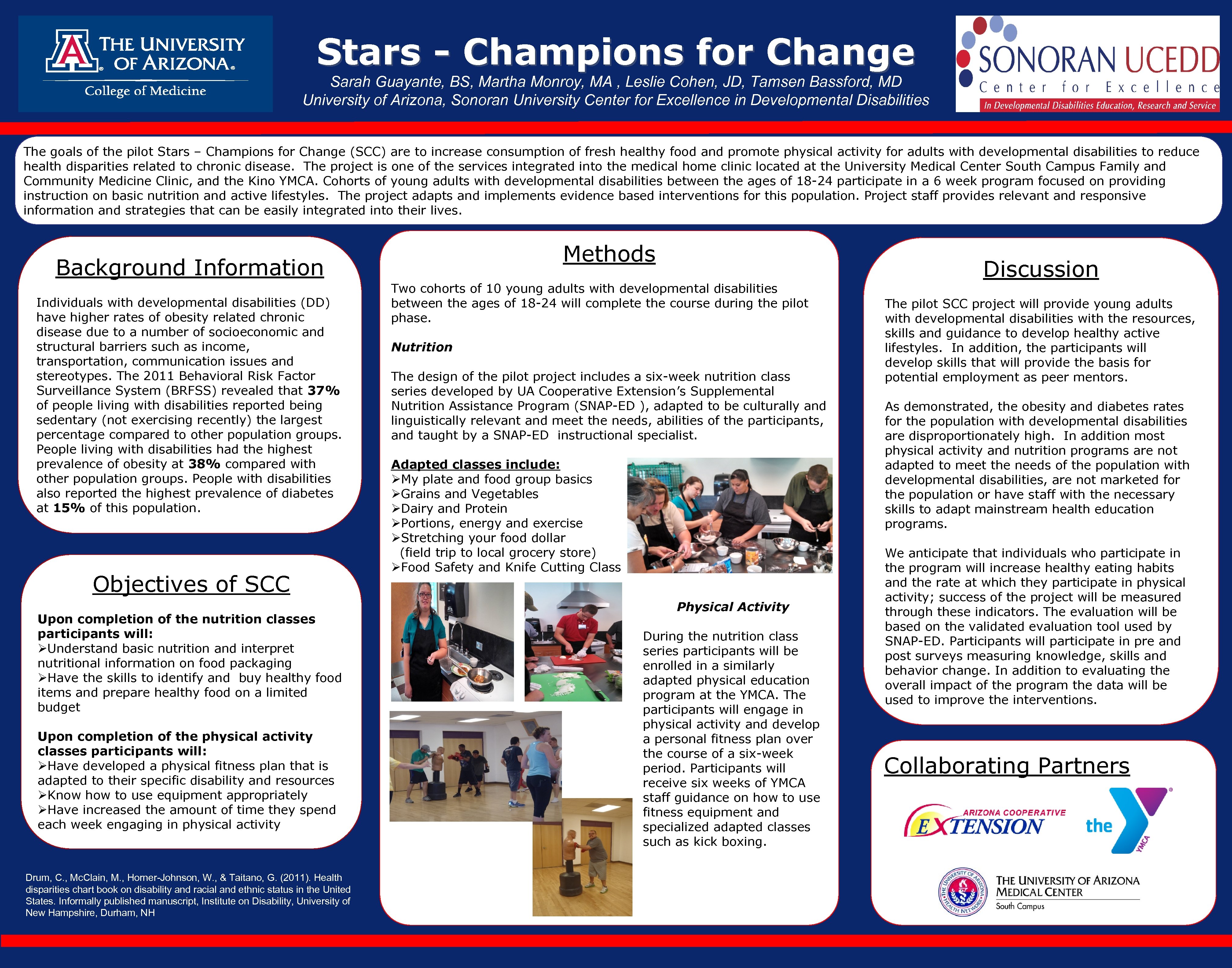 Stars - Champions for Change Sarah Guayante, BS, Martha Monroy, MA , Leslie Cohen,