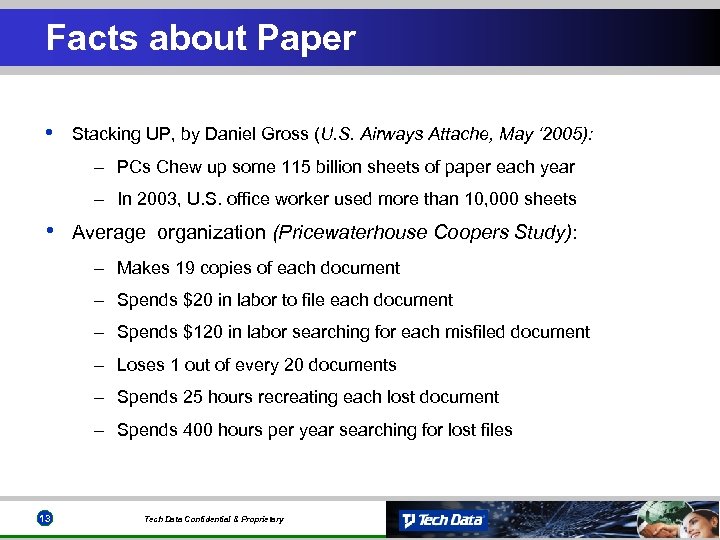 Facts about Paper • Stacking UP, by Daniel Gross (U. S. Airways Attache, May