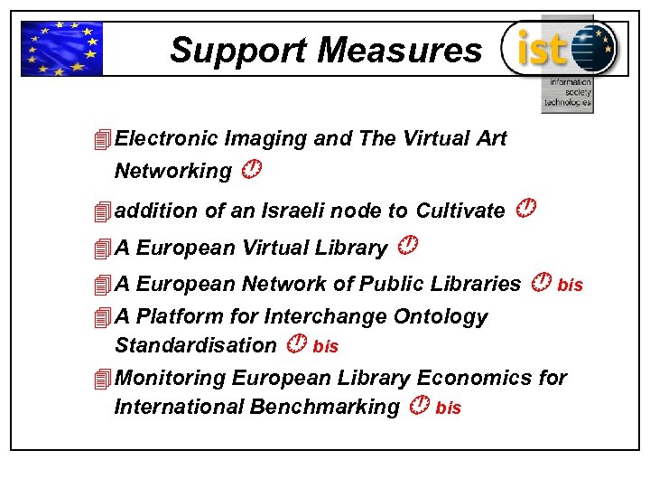 Support Measures 4 Electronic Imaging and The Virtual Art Networking 4 addition of an