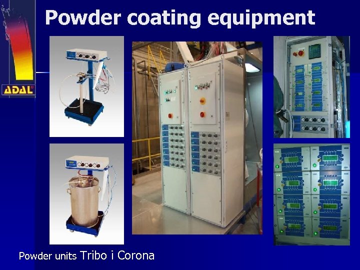 Powder coating equipment Powder units Tribo i Corona 