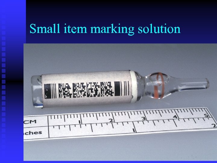 Small item marking solution 