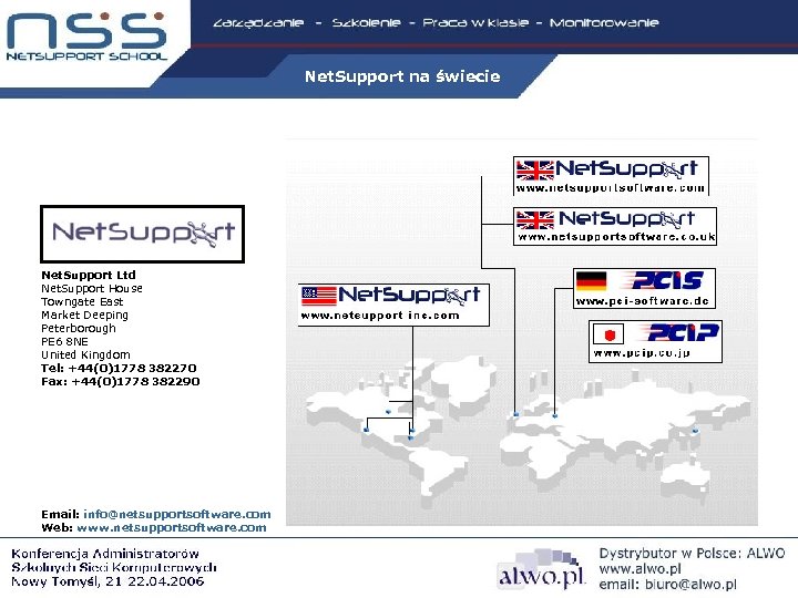 Net. Support na świecie Net. Support Ltd Net. Support House Towngate East Market Deeping