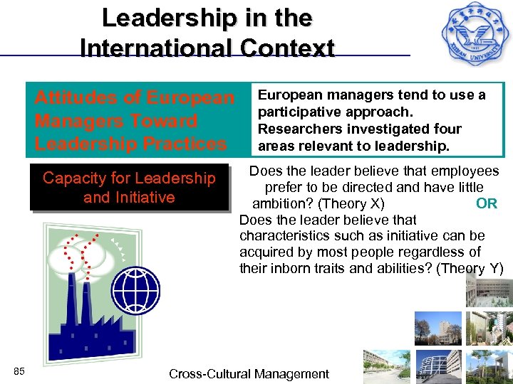 Leadership in the International Context Attitudes of European Managers Toward Leadership Practices Capacity for